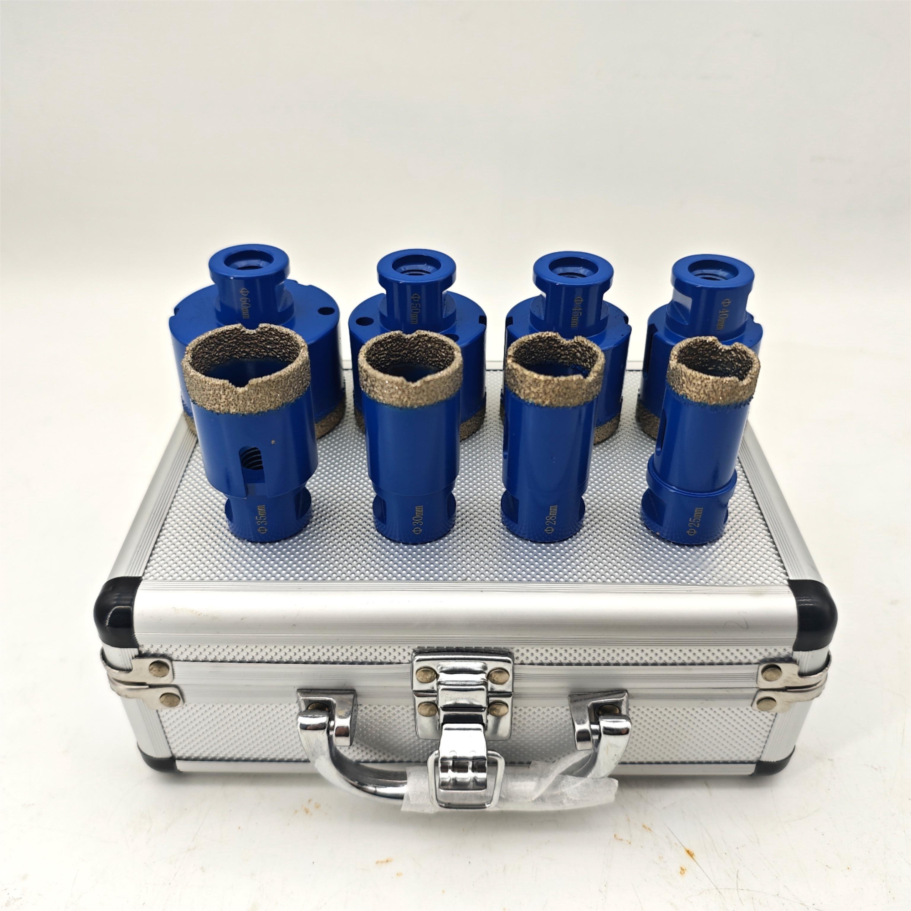 Fullux China Diamond Tool Dry Concrete Ceramic Core 6mm Crown M14 Vacuum Brazed Porcelain Tile Drill Bit