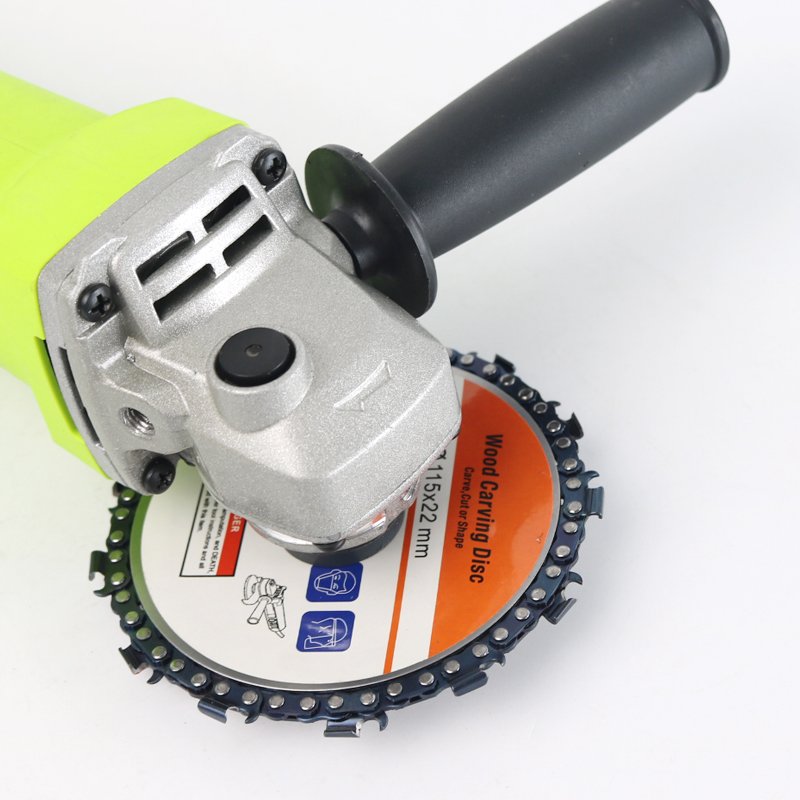 4.5 inch chain saw carving hole 22 mm wood cutting angle grinder carving tool 65 manganese steel