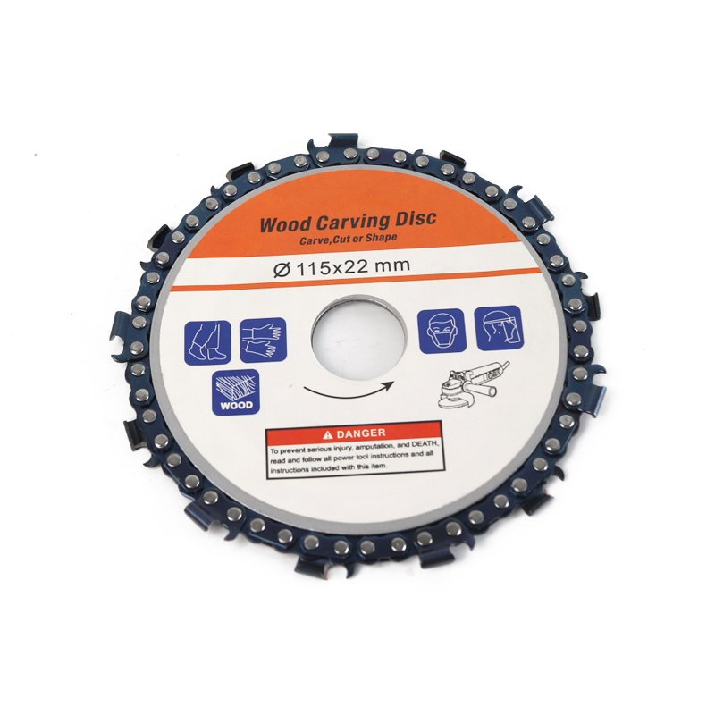 4.5 inch chain saw carving hole 22 mm wood cutting angle grinder carving tool 65 manganese steel