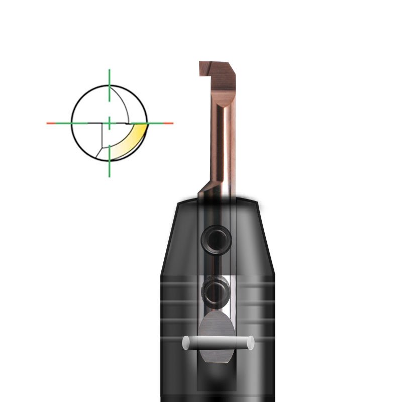 Quick replacement of hard alloy boring tool MGSR series AT12 Nano coating