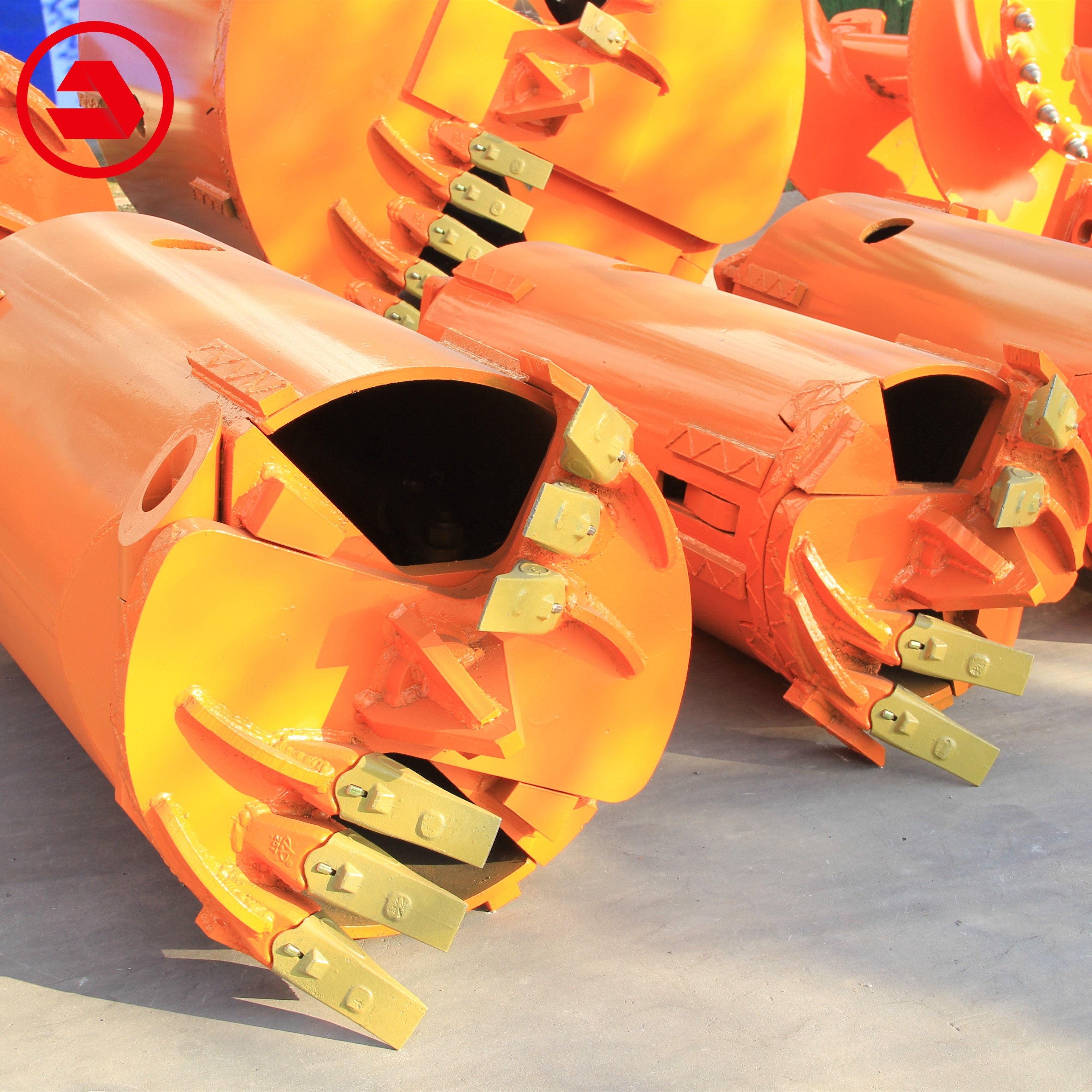 Factory High quality drilling tools with bullet teeth rock soil bucket used for rotary drilling rigs