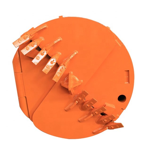 Factory High quality drilling tools with bullet teeth rock soil bucket used for rotary drilling rigs