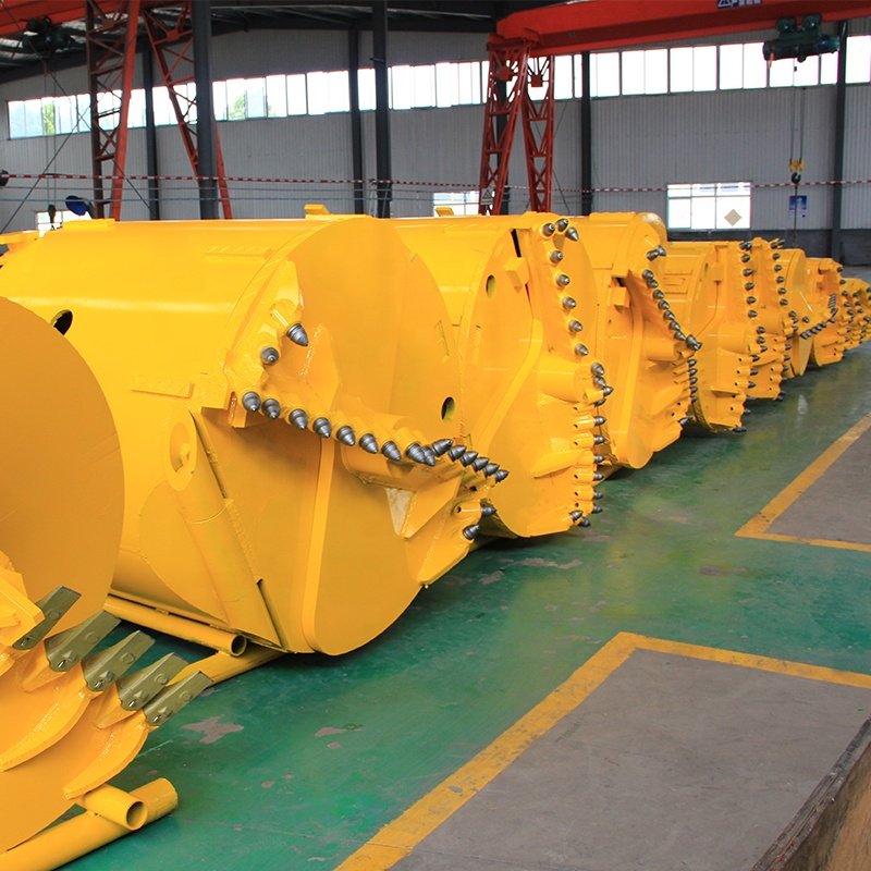 Factory High quality drilling tools with bullet teeth rock soil bucket used for rotary drilling rigs
