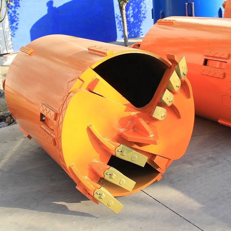 Factory High quality drilling tools with bullet teeth rock soil bucket used for rotary drilling rigs