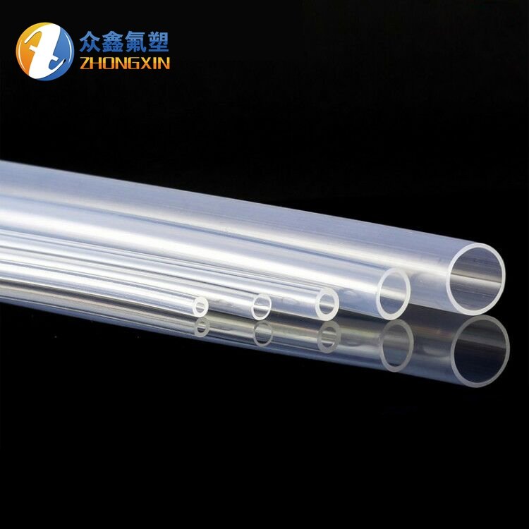 100% pure PTFE Smooth Bore Tube China Manufacturer pure transparent tubing for fluid or gas transmission