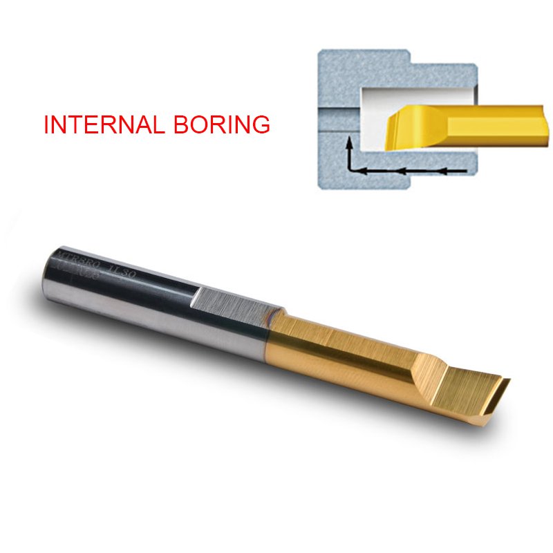 Internal MTR Micro Diameter Boring Bar CNC Machine Carbide Turning Tools Tungsten Small Bore Cutter Bore Tool Set