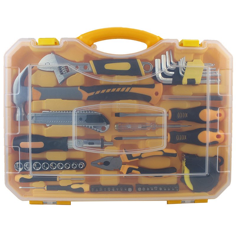 tool set, hardware toolbox set, hand tool home maintenance