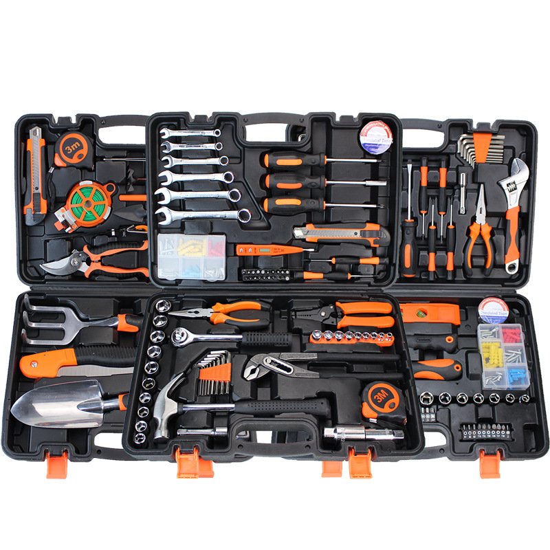 tool set, hardware toolbox set, hand tool home maintenance