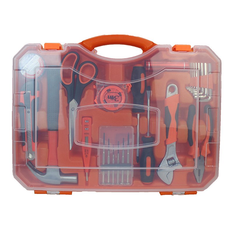 tool set, hardware toolbox set, hand tool home maintenance