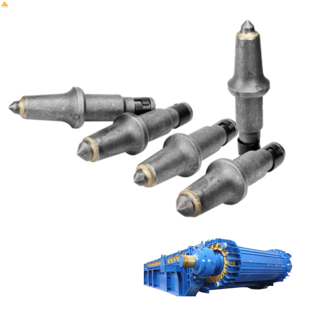 Alloy shearer picks for coal mines Mine boring machine accessories wear-resistant coal pick customization