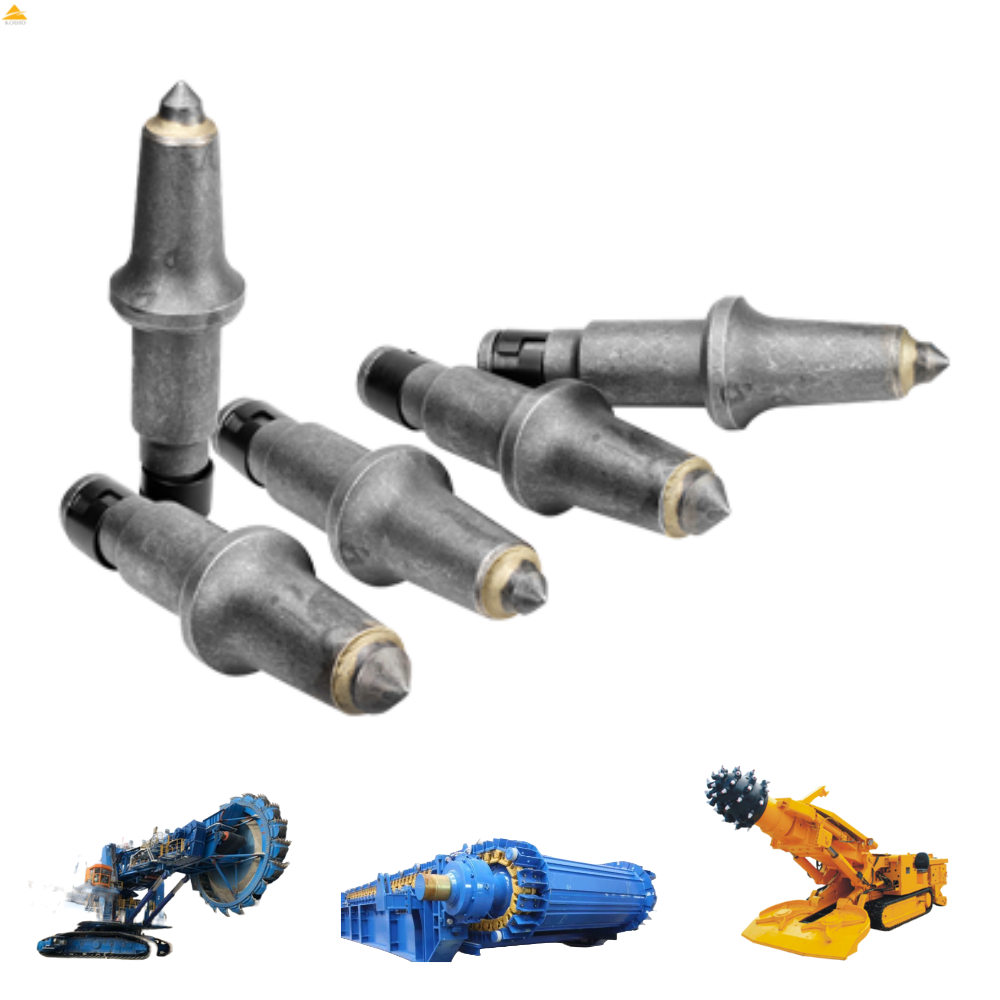 Alloy shearer picks for coal mines Mine boring machine accessories wear-resistant coal pick customization