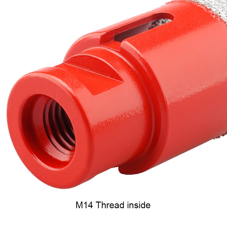 M14 Steel Diamond Drill Bit Set 6mm Vacuum Brazed Core Drill Bit for Cutting Tile Concrete Marble