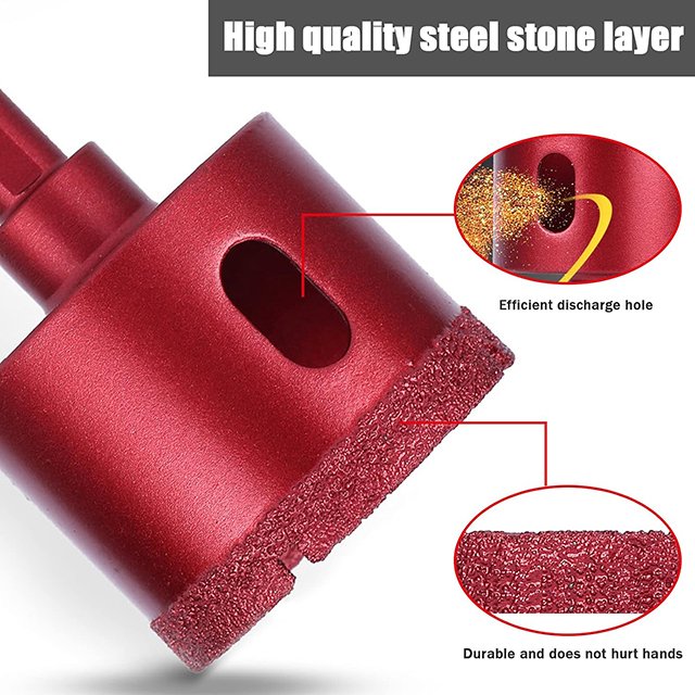 Vacuum Brazing drill Hole Opener for Granite Tile Porcelain Ceramic
