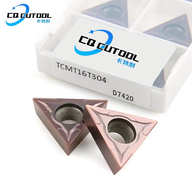 Tcmt16T304/08 Cnc Lathe Blade Stainless Steel With Triangular Inner Hole Boring Tool Grain