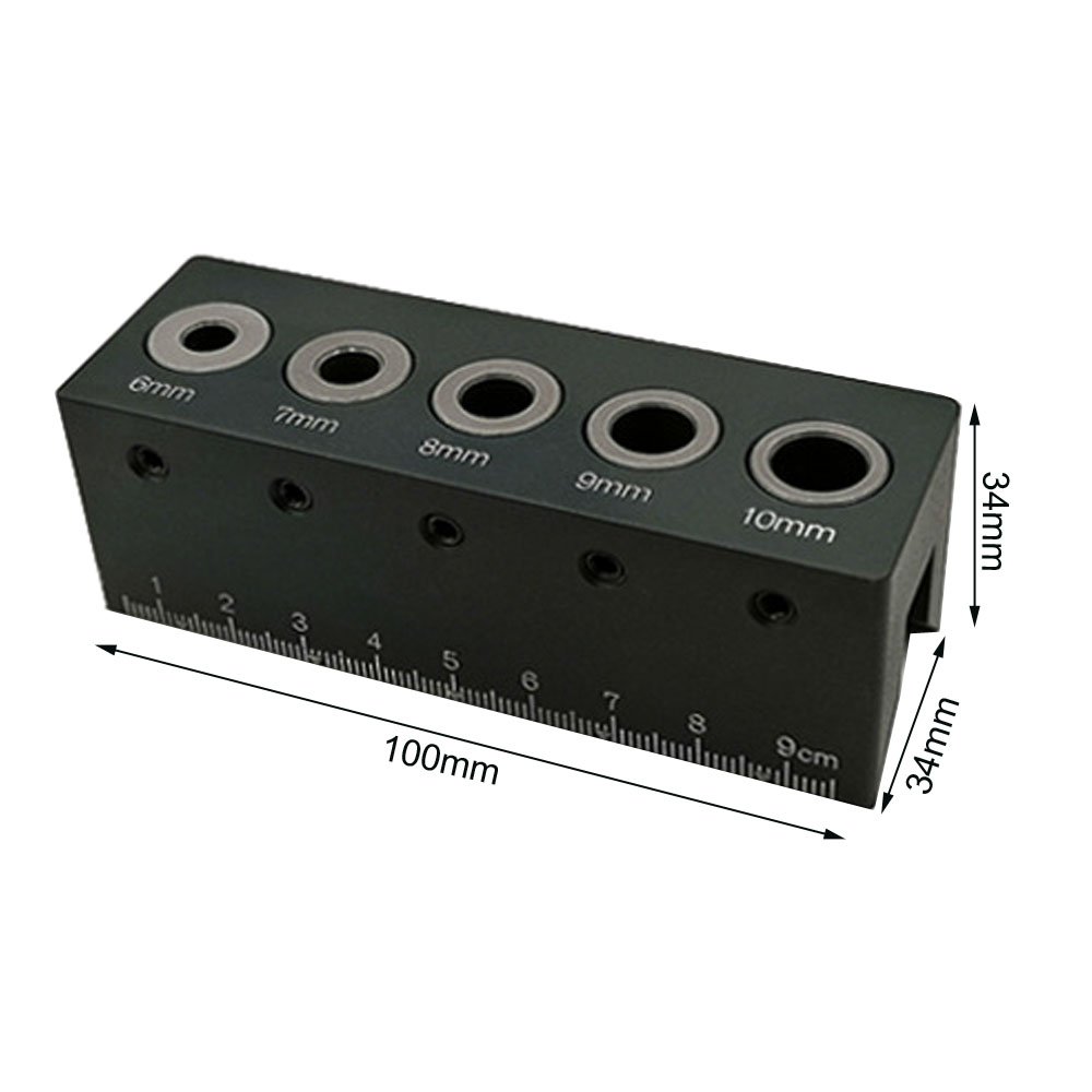 woodworking hole punch round tube right angle drill guide round pipe hole puncher DIY hole locator woodworking tool