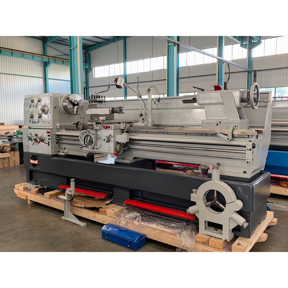 High Quality 105mm Spindle Bore Manual Metal Lathe Machine C6266A With 3000 Center Distance For Metal Processing