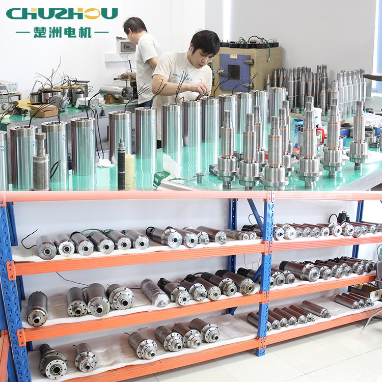 3KW Machine Tools Accessories Water Cooled Motor ER20 100mm Cnc Router High Frequency Wood Working Spindle For Metal Milling