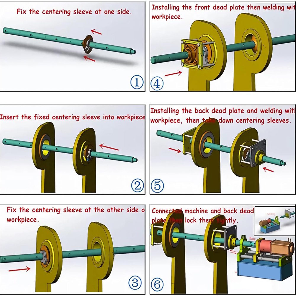 220V/380V Portable Boring Machine / 45-260mm Electric Line Boring and welding Machine On Sale