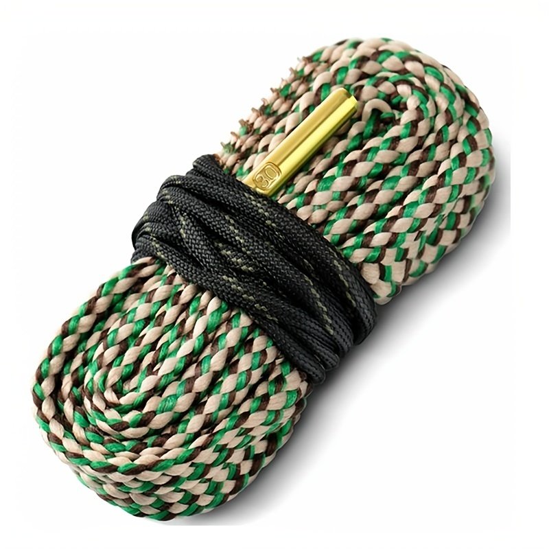 Bore Cleaning Rope .17cal,.22cal,.30cal,.38cal,.45cal, 12ga, and 20ga Snake Bore Cleaner Cleaning Brush Tool