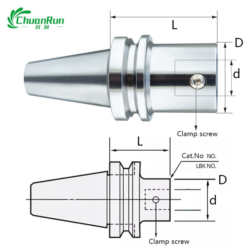 LBK Boring tool shank bt40 fine-tuning boring head cnc machining center lengthened bt50 base bst boring tool shank