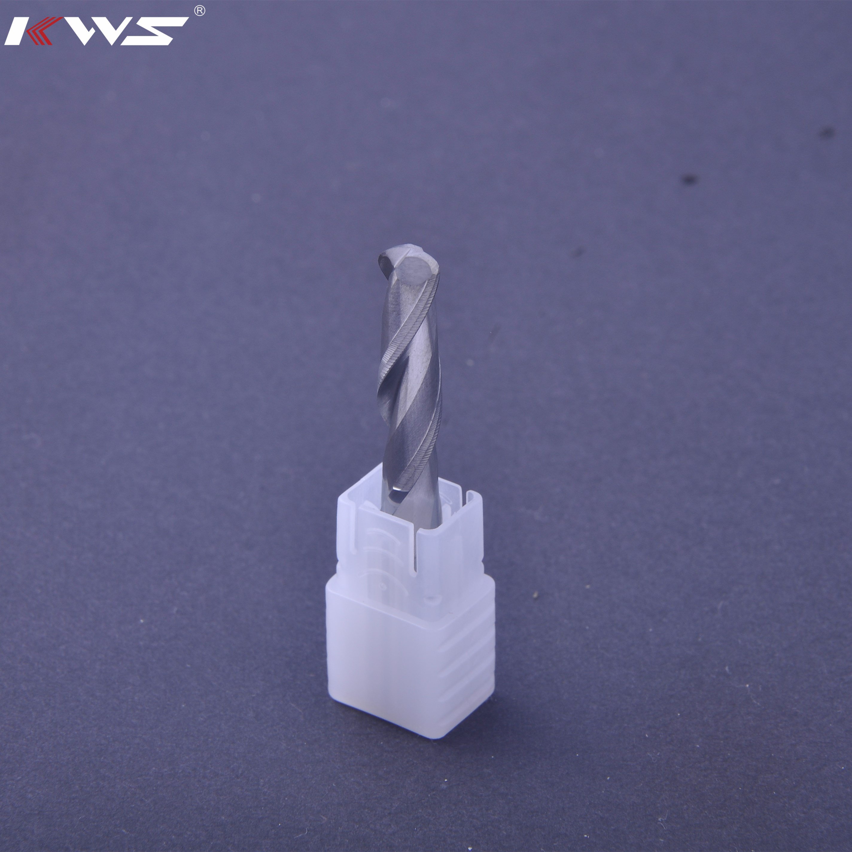 KWS Metalworking tool 3.175 milling cutter CNC engraving cutter carving knife flat end mill three edge milling cutter