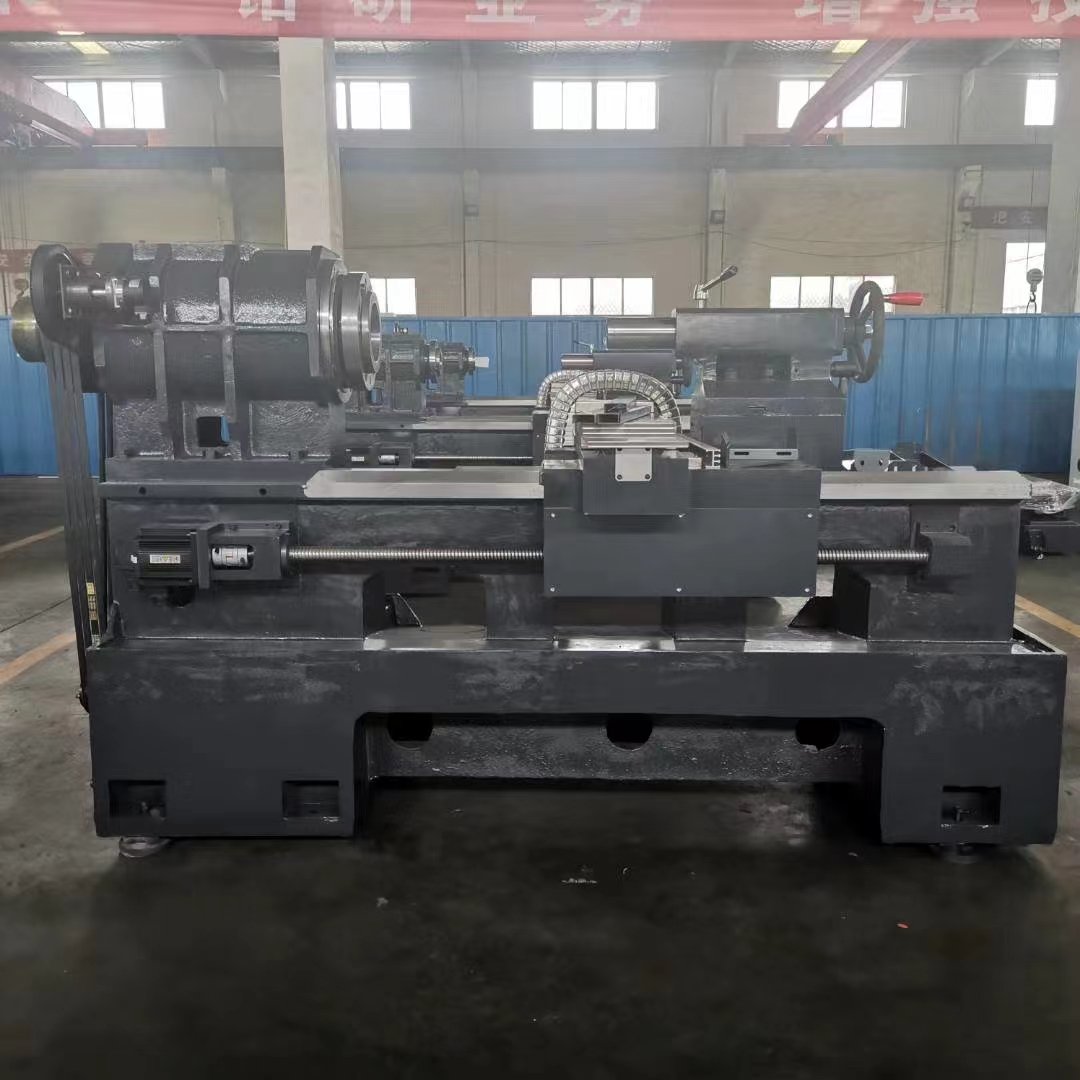 High quality CK6160 cnc lathe turning machine 130mm bore Double chuck lathe machine cnc