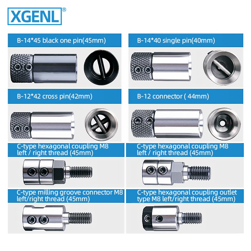 10x14x45mm Woodworking Brad Point Boring Drill reliable Cross Type Sleeve spring collet chuck Base Adapter