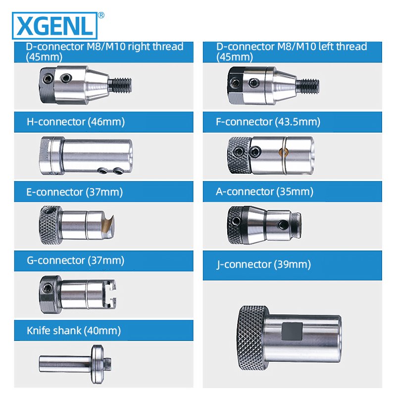 10x14x45mm Woodworking Brad Point Boring Drill reliable Cross Type Sleeve spring collet chuck Base Adapter