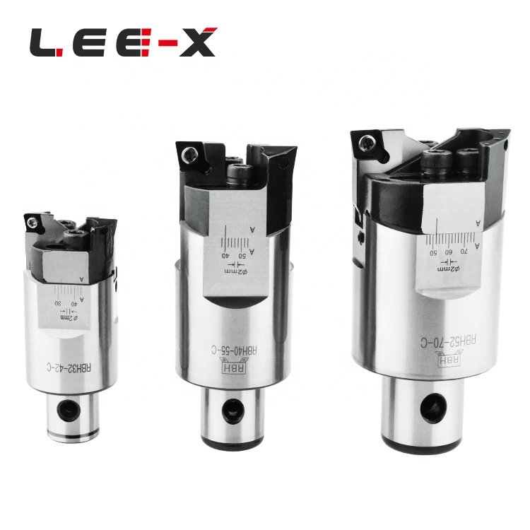LEE-X Double Edge Rough Boring Head Adjustable double-edged rough boring tool RBH Twin-bit Rough Boring Head LBK tool holder