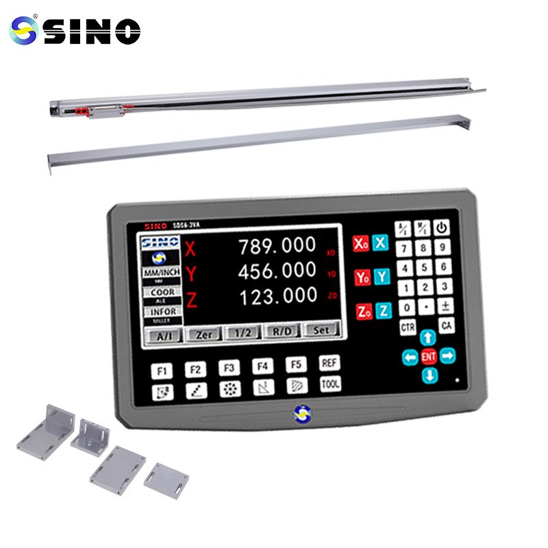 Lathe 3 Axis Dro Display TTL Milling CNC Boring Machine 5um SINO Digital Readout