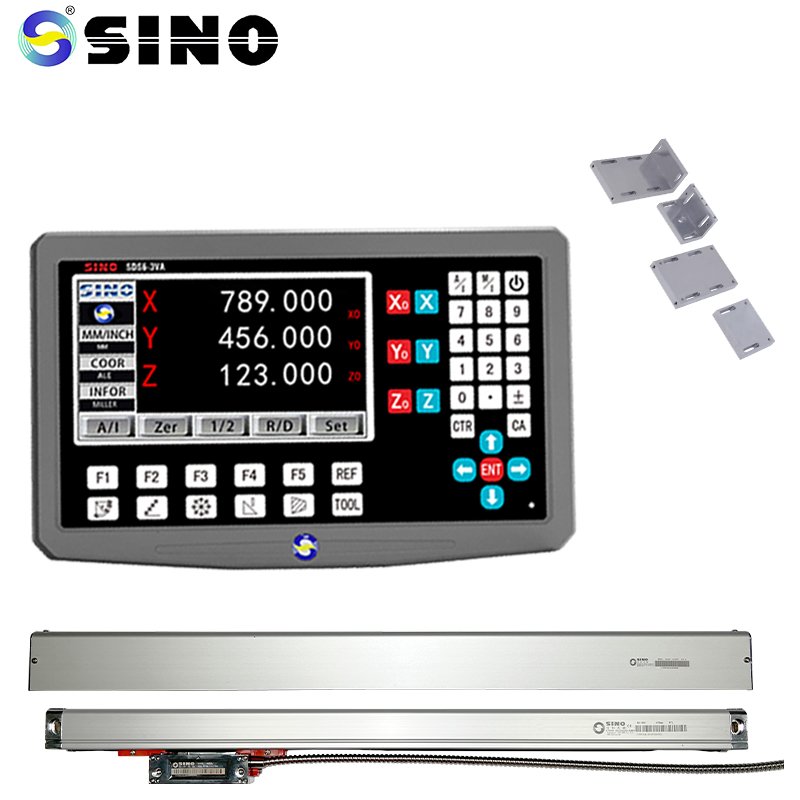 Lathe 3 Axis Dro Display TTL Milling CNC Boring Machine 5um SINO Digital Readout