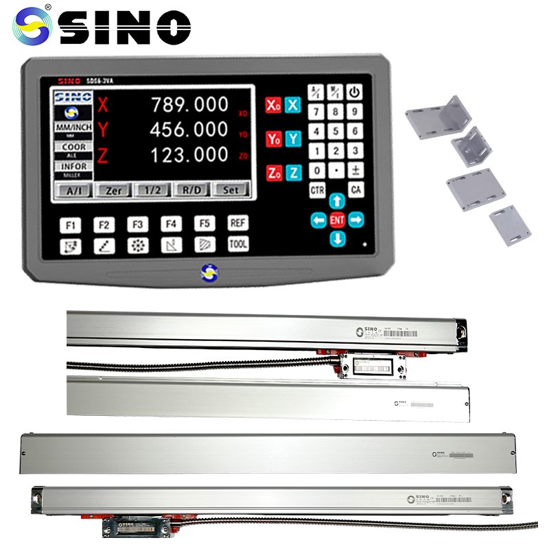 Lathe 3 Axis Dro Display TTL Milling CNC Boring Machine 5um SINO Digital Readout