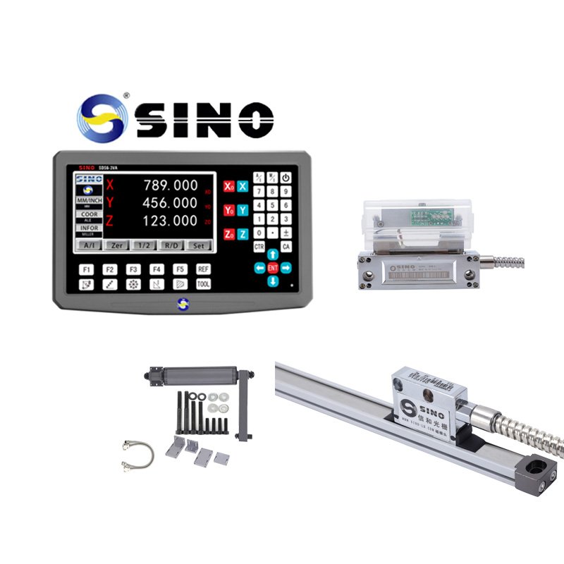 Lathe 3 Axis Dro Display TTL Milling CNC Boring Machine 5um SINO Digital Readout