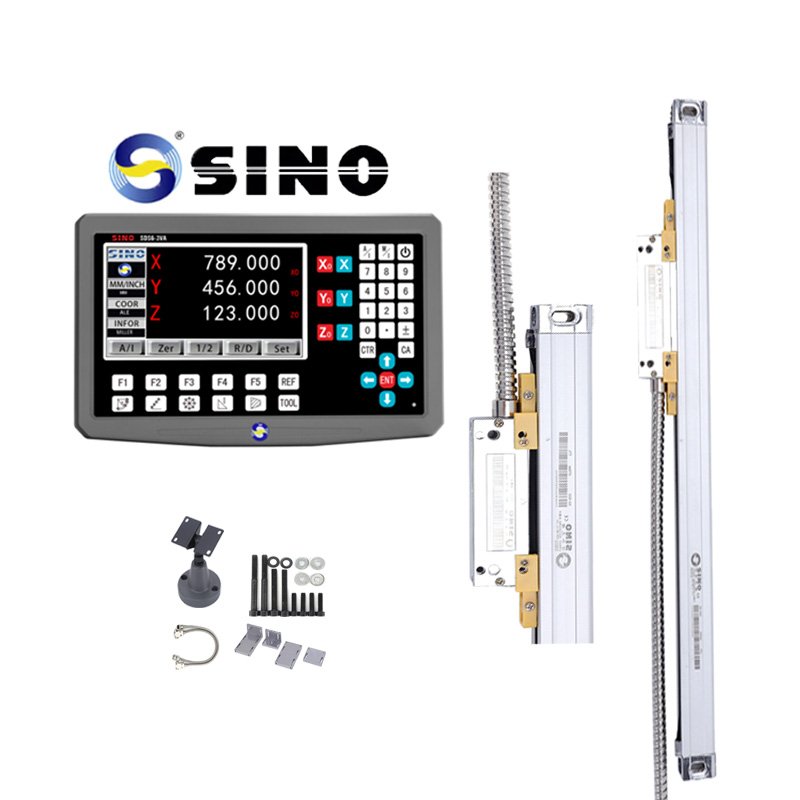 Lathe 3 Axis Dro Display TTL Milling CNC Boring Machine 5um SINO Digital Readout
