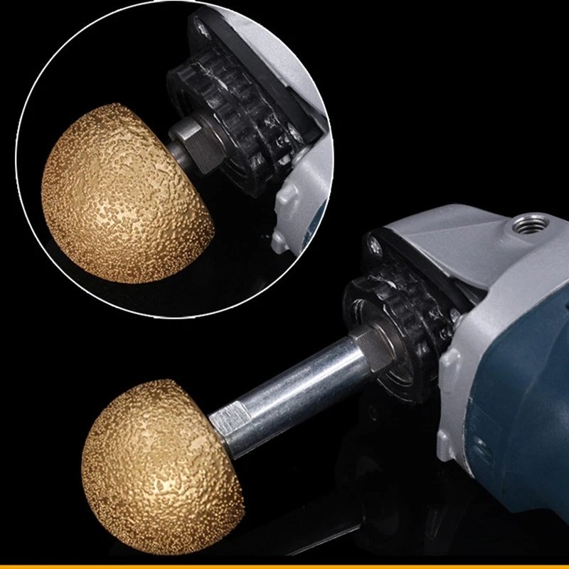 Diamond Brazing Mushroom Head Polishing Stone Pebble Cobblestone Marble Abrasive Tool