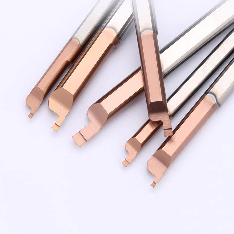 MFR tungsten end grooving tool small diameter bore tool Integral carbide small hole end NC MFR axial slot knife