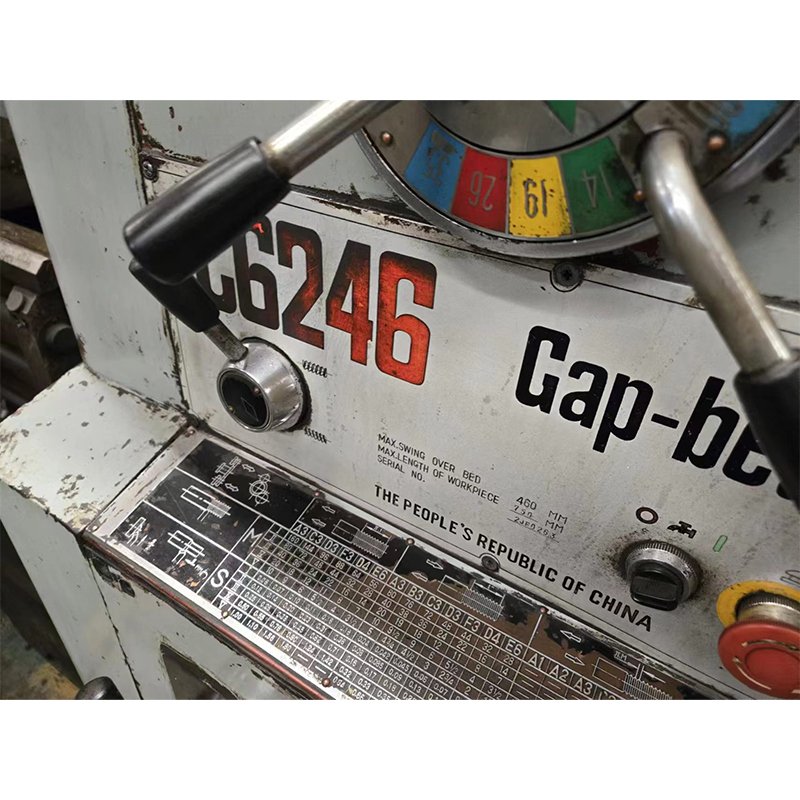 Tornos Para Metal C6246 Ordinary Gap Bed 82Mm Big Bore Horizontal Used Small Metal Lathe Machine Tool For Sale