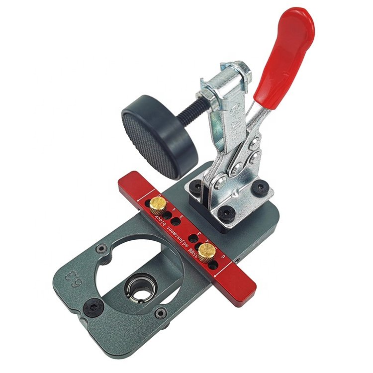 Aluminum Hole drilling guide locator 35mm Concealed Woodworking Hinge Boring Jig Drill Guide Hole Locator
