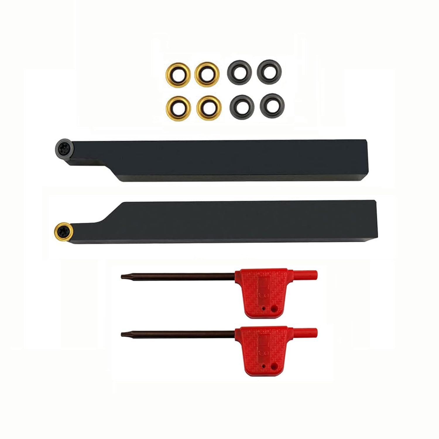 CNC Face Milling External Lathe Blade Holder Turning Boring Tool SRAPR1616H10 with RPMT10T3MO Carbide Inserts with Wrench DZ12