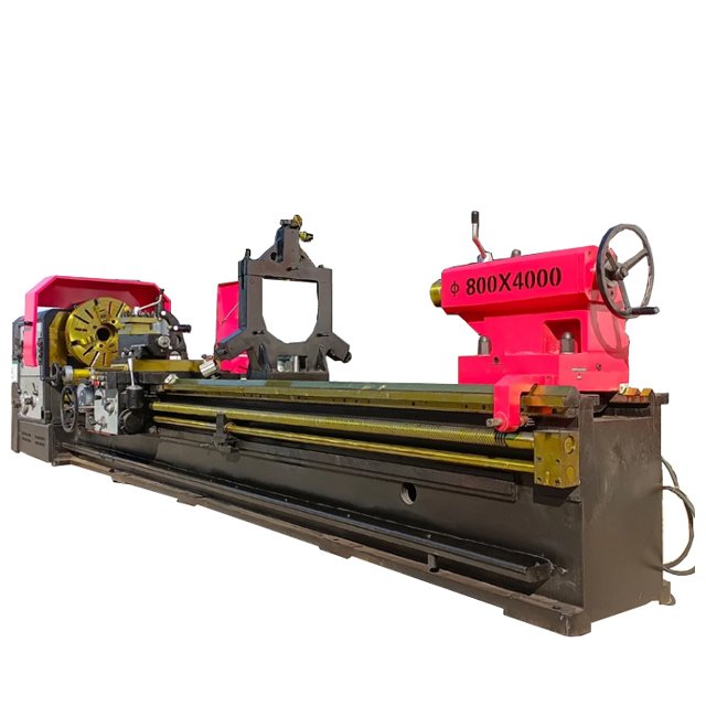CW6280*4000 Manual Saddle Lathe Large Bore Horizontal Integrated Bed Heavy Cutting Hard Rail Manual Lathe Heavy Duty New