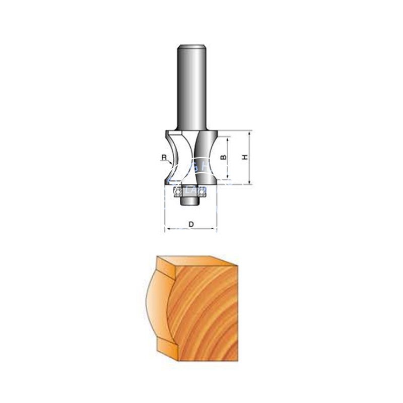 TIDEWAY ZLC0604 milling cutter bit Woodworking tool milling cutter Customised arc milling cutter Router bit