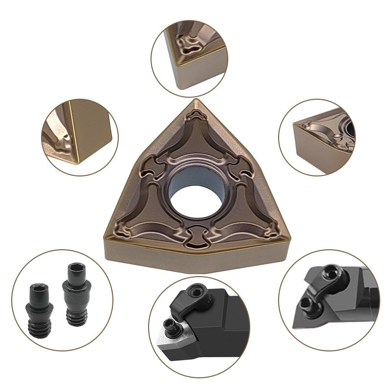 Manufacturer direct sales wear-resistant cnc turning parts machinery tools carbide inserts Tools WNMG080408 CNC carbide blade