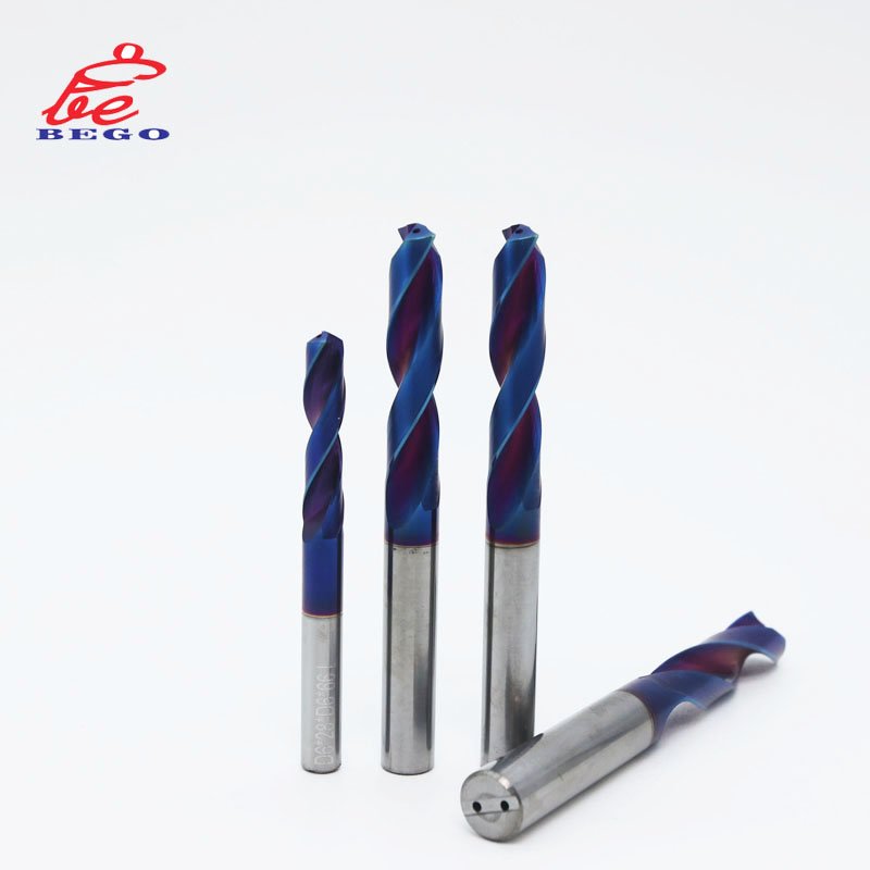 HRC65 Carbide Drilling Tools HRC65 Carbide Drilling Tools 3d Coolant Hole Drill Bit