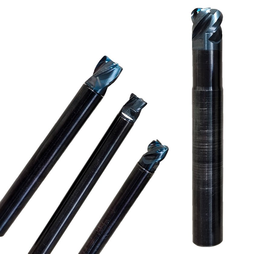 High Quality Hard Alloy Round Nose End Mills Head CNC Machine Cutter Tools Exchangeable Ball Nose End Mill Head With Boring Bars