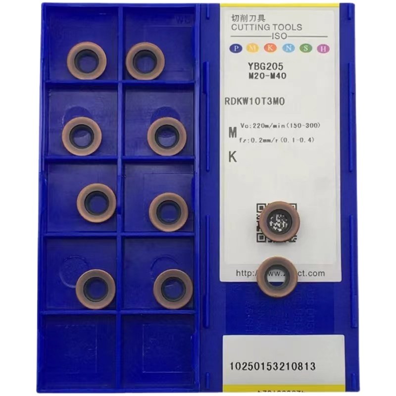 RDFW RDFW0803/RDFW10T3/RDFW1204 MO YBG205 Zhuzhou Carbide Inserts cnc cutting inserts cnc milling turning machining parts