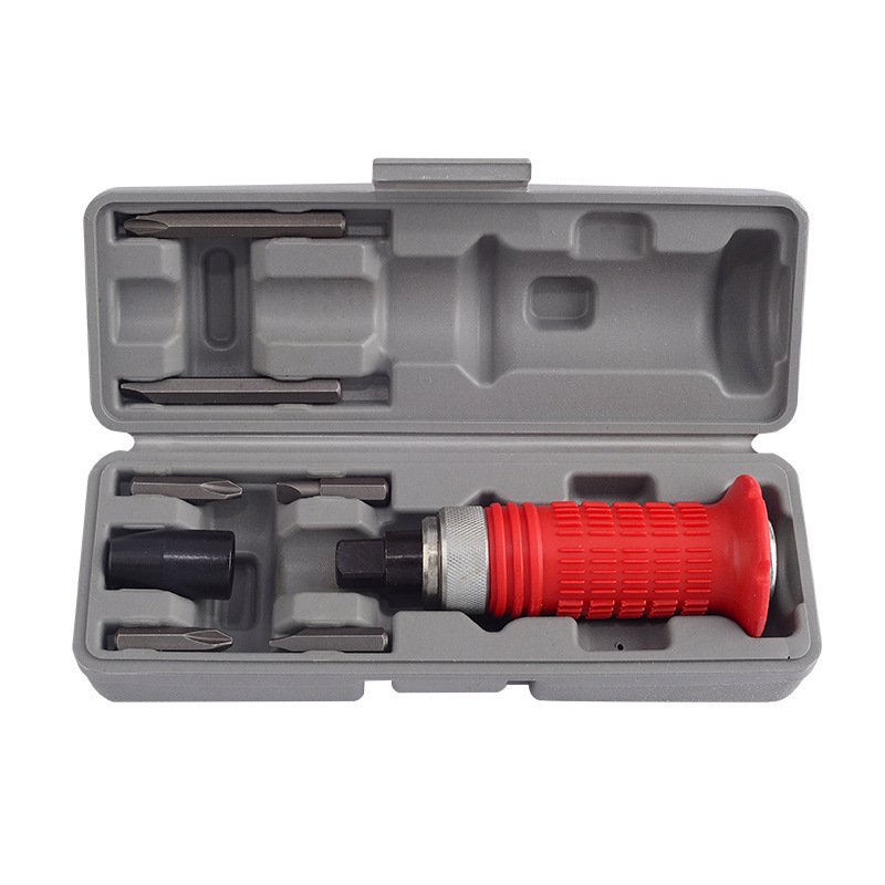 Multifunctional 7Pcs Impact Screwdriver Set Shock Chisel Bits Screw Extractor Remover Repair Tools