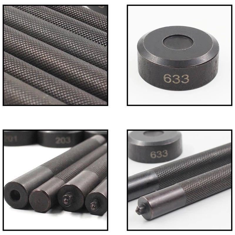 Leather Hole Punch Tool Belt Hole Punch Set Round Leather Hollow Punch Set