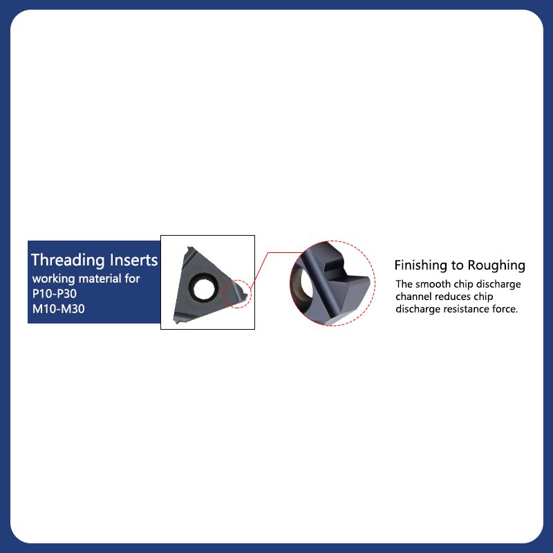 08NRA60 Carbide Boring Bar Internal Turning Tool Holder Threading Inserts Internal Boring Lathe Tools