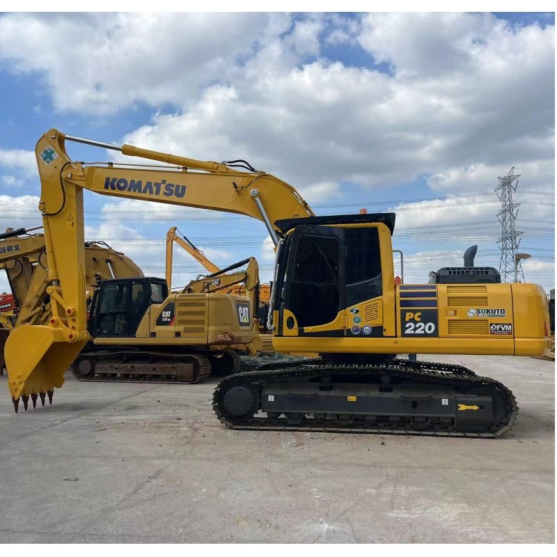 Used Komatsu PC220-8 used digger komatsu excavator PC130 PC200 PC450 heavy machinery cheap used excavators