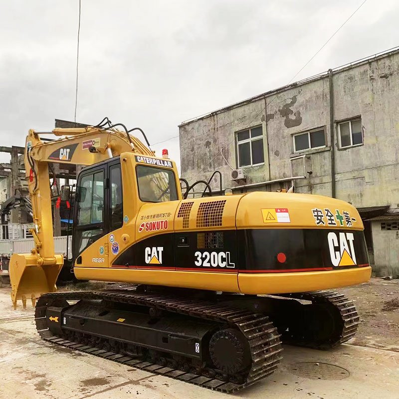 Caterpillar tracked 20ton used Cat 320 320C excavator second hand Cat 320D 320D2L earth moving digger CAT320 CAT320C for sale